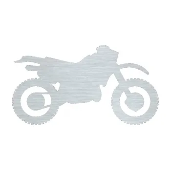 Samolepící dekorace Motorka 003 pravá (61 - škrábaný hliník) SAMOLEPKA NA AUTO, NÁLEPKA, FÓLIE, POLEP, TUNING, VLASTNÍ TEXT, TISK, AUTOSAMOLEPKY.cz, POLEPY, OBRÁZEK, LOGO, 3D STICKERS