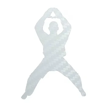 Polep vozidla SAMOLEPKA Karate 003 levá (51 - 3D karbon bílý) NA AUTO, NÁLEPKA, FÓLIE, POLEP, TUNING, VLASTNÍ TEXT, TISK, AUTOSAMOLEPKY.cz, POLEPY, OBRÁZEK, LOGO, SAMOLEPKY