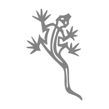 Samolepící dekorace SAMOLEPKA Ještěrka 003 pravá (17 - šedá) NA AUTO, NÁLEPKA, FÓLIE, POLEP, TUNING, VLASTNÍ TEXT, TISK, AUTOSAMOLEPKY.cz, POLEPY, OBRÁZEK, LOGO, SAMOLEPKY