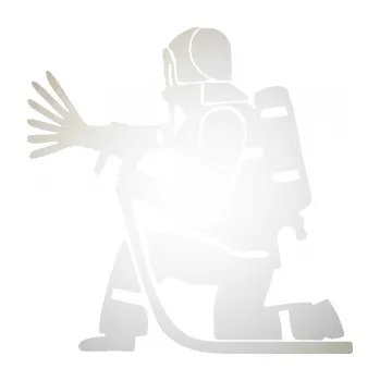 Samolepící dekorace SAMOLEPKA Hasič 007 levá (82 - odrazková reflexní bílá) NA AUTO, NÁLEPKA, FÓLIE, POLEP, TUNING, VLASTNÍ TEXT, TISK, AUTOSAMOLEPKY.cz, POLEPY, OBRÁZEK, LOGO, SAMOLEPKY