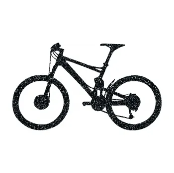 Polep vozidla SAMOLEPKA Kolo 001 levá - (horské kolo) (85 - Ultra Metalic černá) NA AUTO, NÁLEPKA, FÓLIE, POLEP, TUNING, VLASTNÍ TEXT, TISK, AUTOSAMOLEPKY.cz, POLEPY, OBRÁZEK, LOGO, SAMOLEPKY