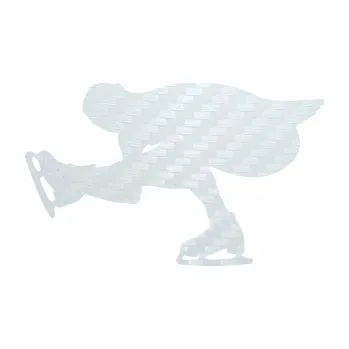 Polep vozidla SAMOLEPKA Krasobruslení 007 levá krasobruslařka (51 - 3D karbon bílý) NA AUTO, NÁLEPKA, FÓLIE, POLEP, TUNING, VLASTNÍ TEXT, TISK, AUTOSAMOLEPKY.cz, POLEPY, OBRÁZEK, LOGO, SAMOLEPKY