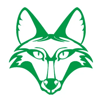 Samolepící dekorace Liška 001 (12 - zelená) SAMOLEPKA NA AUTO, NÁLEPKA, FÓLIE, POLEP, TUNING, VLASTNÍ TEXT, TISK, AUTOSAMOLEPKY.cz, POLEPY, OBRÁZEK, LOGO, 3D STICKERS