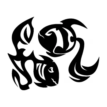 Samolepící dekorace Ryby 003 levá (01 - černá) SAMOLEPKA NA AUTO, NÁLEPKA, FÓLIE, POLEP, TUNING, VLASTNÍ TEXT, TISK, AUTOSAMOLEPKY.cz, POLEPY, OBRÁZEK, LOGO, 3D STICKERS