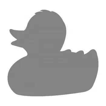 Samolepící dekorace SAMOLEPKA Kachnička 001 levá (17 - šedá) NA AUTO, NÁLEPKA, FÓLIE, POLEP, TUNING, VLASTNÍ TEXT, TISK, AUTOSAMOLEPKY.cz, POLEPY, OBRÁZEK, LOGO, SAMOLEPKY