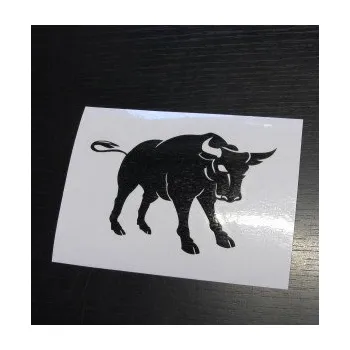 Samolepící dekorace SAMOLEPKA Býk 004 pravá (17 - šedá) NA AUTO, NÁLEPKA, FÓLIE, POLEP, TUNING, VLASTNÍ TEXT, TISK, AUTOSAMOLEPKY.cz, POLEPY, OBRÁZEK, LOGO, SAMOLEPKY