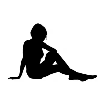 Polep vozidla Erotická žena 049 pravá (01 - černá) SAMOLEPKA NA AUTO, NÁLEPKA, FÓLIE, POLEP, TUNING, VLASTNÍ TEXT, TISK, AUTOSAMOLEPKY.cz, POLEPY, OBRÁZEK, LOGO, 3D STICKERS