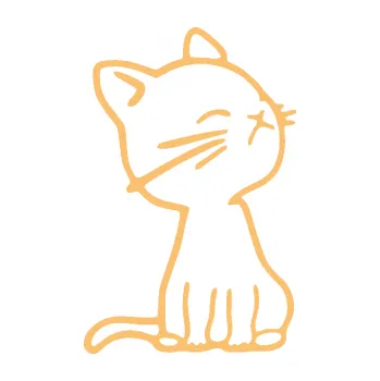 Samolepící dekorace Kočka 016 pravá (08 - béžová) SAMOLEPKA NA AUTO, NÁLEPKA, FÓLIE, POLEP, TUNING, VLASTNÍ TEXT, TISK, AUTOSAMOLEPKY.cz, POLEPY, OBRÁZEK, LOGO, 3D STICKERS