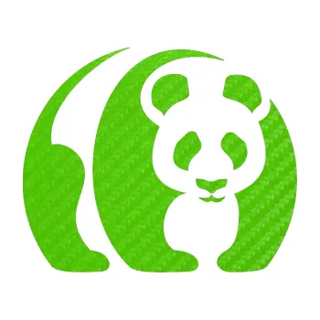 Samolepící dekorace SAMOLEPKA Panda 001 pravá (58 - 3D karbon zelený kawasaki) NA AUTO, NÁLEPKA, FÓLIE, POLEP, TUNING, VLASTNÍ TEXT, TISK, AUTOSAMOLEPKY.cz, POLEPY, OBRÁZEK, LOGO, SAMOLEPKY