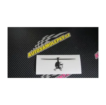 Polep vozidla SAMOLEPKA Helikoptéra model 001 pravá (10 - červená) NA AUTO, NÁLEPKA, FÓLIE, POLEP, TUNING, VLASTNÍ TEXT, TISK, AUTOSAMOLEPKY.cz, POLEPY, OBRÁZEK, LOGO, SAMOLEPKY