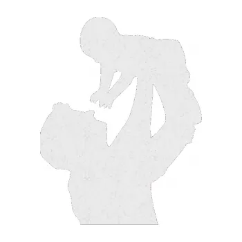 samolepka Dítě v autě 026 pravá miminko v náruči (84 - Ultra Metalic bílá) SAMOLEPKA NA AUTO, NÁLEPKA, FÓLIE, POLEP, TUNING, VLASTNÍ TEXT, TISK, AUTOSAMOLEPKY.cz, POLEPY, OBRÁZEK, LOGO, 3D STICKERS