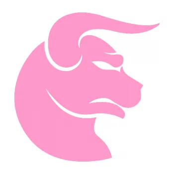 Samolepící dekorace Býk zvěrokruh 002 pravá (24 - světle růžová) SAMOLEPKA NA AUTO, NÁLEPKA, FÓLIE, POLEP, TUNING, VLASTNÍ TEXT, TISK, AUTOSAMOLEPKY.cz, POLEPY, OBRÁZEK, LOGO, 3D STICKERS