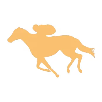 Samolepící dekorace SAMOLEPKA Kůň 027 levá závodí s jezdcem (08 - béžová) NA AUTO, NÁLEPKA, FÓLIE, POLEP, TUNING, VLASTNÍ TEXT, TISK, AUTOSAMOLEPKY.cz, POLEPY, OBRÁZEK, LOGO, SAMOLEPKY