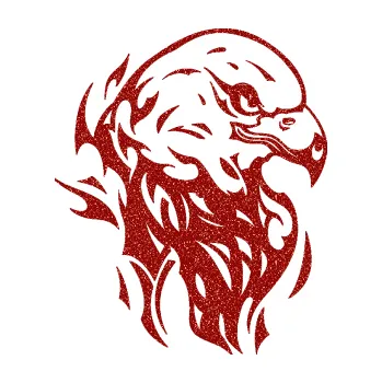 Samolepicí dekorace na vozidlo Orel 005 pravá (86 - Ultra Metalic červená) SAMOLEPKA NA AUTO, NÁLEPKA, FÓLIE, POLEP, TUNING, VLASTNÍ TEXT, TISK, AUTOSAMOLEPKY.cz, POLEPY, OBRÁZEK, LOGO, 3D STICKERS