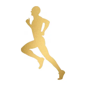 Polep vozidla Běžec 004 levá (43 - zlatá metalíza) SAMOLEPKA NA AUTO, NÁLEPKA, FÓLIE, POLEP, TUNING, VLASTNÍ TEXT, TISK, AUTOSAMOLEPKY.cz, POLEPY, OBRÁZEK, LOGO, 3D STICKERS