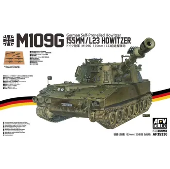 Plastikový model AFV Club 1/35 M109G 155MM/L23 Howitzer German Self-Propelled Howitzer