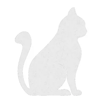 Samolepící dekorace Kočka 001 pravá (84 - Ultra Metalic bílá) SAMOLEPKA NA AUTO, NÁLEPKA, FÓLIE, POLEP, TUNING, VLASTNÍ TEXT, TISK, AUTOSAMOLEPKY.cz, POLEPY, OBRÁZEK, LOGO, 3D STICKERS