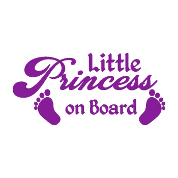 Polep vozidla SAMOLEPKA Little princess on board 002 nápis s nožičkami (14 - fialová) NA AUTO, NÁLEPKA, FÓLIE, POLEP, TUNING, VLASTNÍ TEXT, TISK, AUTOSAMOLEPKY.cz, POLEPY, OBRÁZEK, LOGO, SAMOLEPKY