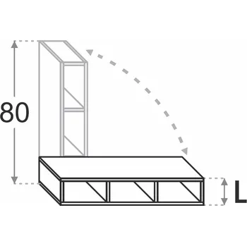 Kuchyňská skříňka Kuchyňská skříňka Duo XL WB15UNI18/800