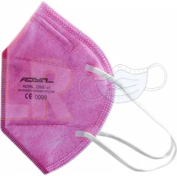 respirátor ROYAL respirátor FFP2 Růžový 20ks Varianta: celé balení
