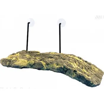 Dekorace do terária Ostrůvek pro želvy,velikost: 12,5 x 28,5 cm.