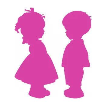 samolepka Dítě v autě 071 levá holčička s chlapečkem sourozenci (16 - růžová) SAMOLEPKA NA AUTO, NÁLEPKA, FÓLIE, POLEP, TUNING, VLASTNÍ TEXT, TISK, AUTOSAMOLEPKY.cz, POLEPY, OBRÁZEK, LOGO, 3D STICKERS