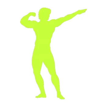 Polep vozidla Kulturista 006 pravá (27 - limetová) SAMOLEPKA NA AUTO, NÁLEPKA, FÓLIE, POLEP, TUNING, VLASTNÍ TEXT, TISK, AUTOSAMOLEPKY.cz, POLEPY, OBRÁZEK, LOGO, 3D STICKERS