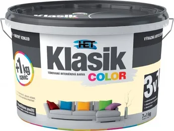 barva na zeď HET Klasik Color 1,5 kg