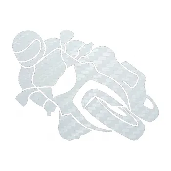 Samolepící dekorace Motorka 001 levá silniční motorky (51 - 3D karbon bílý) SAMOLEPKA NA AUTO, NÁLEPKA, FÓLIE, POLEP, TUNING, VLASTNÍ TEXT, TISK, AUTOSAMOLEPKY.cz, POLEPY, OBRÁZEK, LOGO, 3D STICKERS