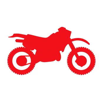 Samolepící dekorace SAMOLEPKA Motorka 003 pravá (10 - červená) NA AUTO, NÁLEPKA, FÓLIE, POLEP, TUNING, VLASTNÍ TEXT, TISK, AUTOSAMOLEPKY.cz, POLEPY, OBRÁZEK, LOGO, SAMOLEPKY