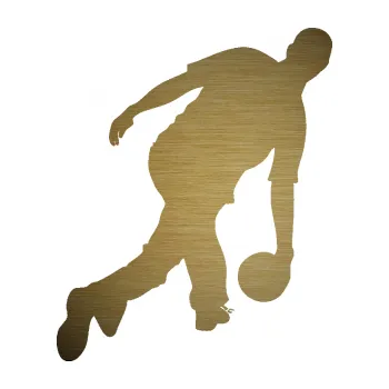 Samolepicí dekorace na vozidlo Bowling 003 pravá hráč (64 - škrábaný kov zlatý) SAMOLEPKA NA AUTO, NÁLEPKA, FÓLIE, POLEP, TUNING, VLASTNÍ TEXT, TISK, AUTOSAMOLEPKY.cz, POLEPY, OBRÁZEK, LOGO, 3D STICKERS