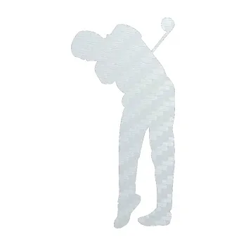 Polep vozidla SAMOLEPKA Golfista 013 levá (51 - 3D karbon bílý) NA AUTO, NÁLEPKA, FÓLIE, POLEP, TUNING, VLASTNÍ TEXT, TISK, AUTOSAMOLEPKY.cz, POLEPY, OBRÁZEK, LOGO, SAMOLEPKY