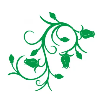 Samolepící dekorace Květina dekor 009 pravá růžičky (12 - zelená) SAMOLEPKA NA AUTO, NÁLEPKA, FÓLIE, POLEP, TUNING, VLASTNÍ TEXT, TISK, AUTOSAMOLEPKY.cz, POLEPY, OBRÁZEK, LOGO, 3D STICKERS