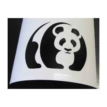 Samolepící dekorace Panda 001 pravá (17 - šedá) SAMOLEPKA NA AUTO, NÁLEPKA, FÓLIE, POLEP, TUNING, VLASTNÍ TEXT, TISK, AUTOSAMOLEPKY.cz, POLEPY, OBRÁZEK, LOGO, 3D STICKERS