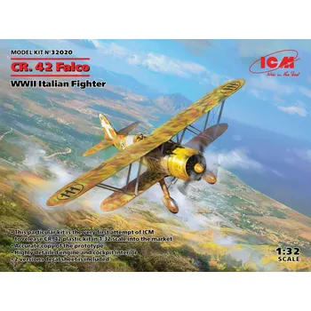 Plastikový model 1:32 Fiat CR.42 Falco Italian Fighter WWII