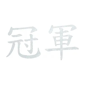 Polep vozidla SAMOLEPKA Čínský znak Champion (51 - 3D karbon bílý) NA AUTO, NÁLEPKA, FÓLIE, POLEP, TUNING, VLASTNÍ TEXT, TISK, AUTOSAMOLEPKY.cz, POLEPY, OBRÁZEK, LOGO, SAMOLEPKY