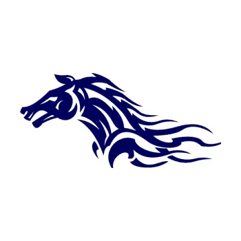 Samolepící dekorace SAMOLEPKA Kůň 078 levá (23 - tmavě modrá) NA AUTO, NÁLEPKA, FÓLIE, POLEP, TUNING, VLASTNÍ TEXT, TISK, AUTOSAMOLEPKY.cz, POLEPY, OBRÁZEK, LOGO, SAMOLEPKY