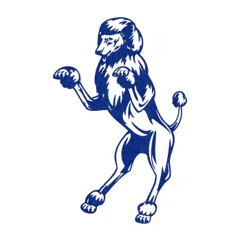 samolepka Pes 023 levá Pudl (89 - Ultra Metalic modrá tmavá) SAMOLEPKA NA AUTO, NÁLEPKA, FÓLIE, POLEP, TUNING, VLASTNÍ TEXT, TISK, AUTOSAMOLEPKY.cz, POLEPY, OBRÁZEK, LOGO, 3D STICKERS