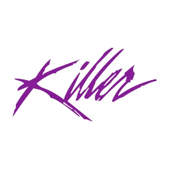 Polep vozidla SAMOLEPKA Killer graffiti nápis (14 - fialová) NA AUTO, NÁLEPKA, FÓLIE, POLEP, TUNING, VLASTNÍ TEXT, TISK, AUTOSAMOLEPKY.cz, POLEPY, OBRÁZEK, LOGO, SAMOLEPKY