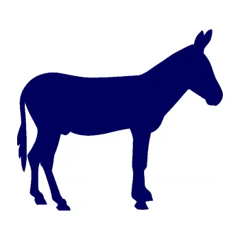 Samolepící dekorace SAMOLEPKA Osel 002 pravá (23 - tmavě modrá) NA AUTO, NÁLEPKA, FÓLIE, POLEP, TUNING, VLASTNÍ TEXT, TISK, AUTOSAMOLEPKY.cz, POLEPY, OBRÁZEK, LOGO, SAMOLEPKY