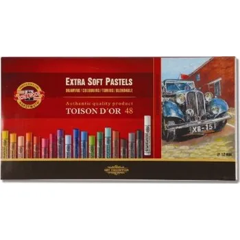 Koh-i-noor Hardtmuth Sada 48 suchých pastelů Koh-i-noor EXTRA SOFT
