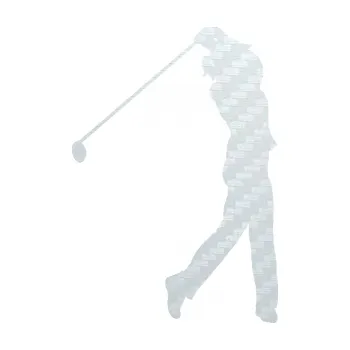 Polep vozidla SAMOLEPKA Golfistka 013 pravá (51 - 3D karbon bílý) NA AUTO, NÁLEPKA, FÓLIE, POLEP, TUNING, VLASTNÍ TEXT, TISK, AUTOSAMOLEPKY.cz, POLEPY, OBRÁZEK, LOGO, SAMOLEPKY