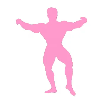 Polep vozidla Kulturista 008 pravá (24 - světle růžová) SAMOLEPKA NA AUTO, NÁLEPKA, FÓLIE, POLEP, TUNING, VLASTNÍ TEXT, TISK, AUTOSAMOLEPKY.cz, POLEPY, OBRÁZEK, LOGO, 3D STICKERS