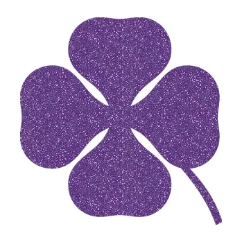 Samolepící dekorace SAMOLEPKA Čtyřlístek 001 pravá (87 - Ultra Metalic fialová) NA AUTO, NÁLEPKA, FÓLIE, POLEP, TUNING, VLASTNÍ TEXT, TISK, AUTOSAMOLEPKY.cz, POLEPY, OBRÁZEK, LOGO, SAMOLEPKY