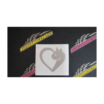 Samolepící dekorace SAMOLEPKA Kočka love 001 pravá (17 - šedá) NA AUTO, NÁLEPKA, FÓLIE, POLEP, TUNING, VLASTNÍ TEXT, TISK, AUTOSAMOLEPKY.cz, POLEPY, OBRÁZEK, LOGO, SAMOLEPKY