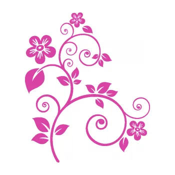 Samolepící dekorace SAMOLEPKA Květina dekor 012 pravá (16 - růžová) NA AUTO, NÁLEPKA, FÓLIE, POLEP, TUNING, VLASTNÍ TEXT, TISK, AUTOSAMOLEPKY.cz, POLEPY, OBRÁZEK, LOGO, SAMOLEPKY