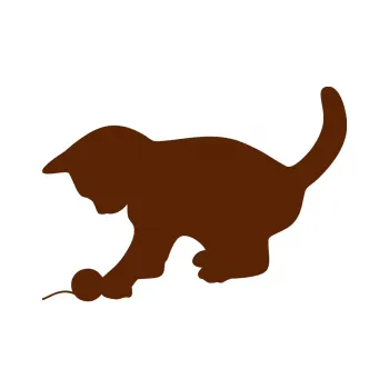 Samolepící dekorace Koťátko 001 levá (15 - hnědá) SAMOLEPKA NA AUTO, NÁLEPKA, FÓLIE, POLEP, TUNING, VLASTNÍ TEXT, TISK, AUTOSAMOLEPKY.cz, POLEPY, OBRÁZEK, LOGO, 3D STICKERS