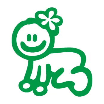 samolepka Cartoon family mimi holčička Hawaii (12 - zelená) SAMOLEPKA NA AUTO, NÁLEPKA, FÓLIE, POLEP, TUNING, VLASTNÍ TEXT, TISK, AUTOSAMOLEPKY.cz, POLEPY, OBRÁZEK, LOGO, 3D STICKERS