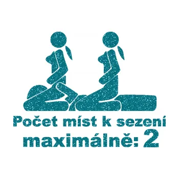 Samolepicí dekorace na vozidlo Počet míst k sezení maximálně 2 (92 - Ultra Metalic tyrkysová) SAMOLEPKA NA AUTO, NÁLEPKA, FÓLIE, POLEP, TUNING, VLASTNÍ TEXT, TISK, AUTOSAMOLEPKY.cz, POLEPY, OBRÁZEK, LOGO, 3D STICKERS