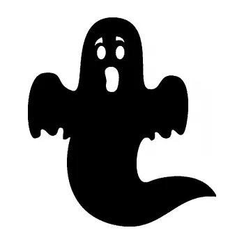 Samolepící dekorace SAMOLEPKA Duch 006 levá (01 - černá) NA AUTO, NÁLEPKA, FÓLIE, POLEP, TUNING, VLASTNÍ TEXT, TISK, AUTOSAMOLEPKY.cz, POLEPY, OBRÁZEK, LOGO, SAMOLEPKY